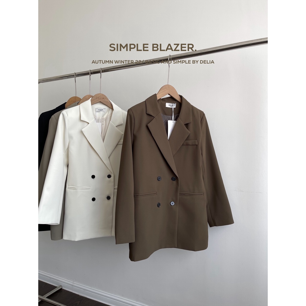 6602 ÁO BLAZER 4 CÚC 2 TÚI CUT BÊN