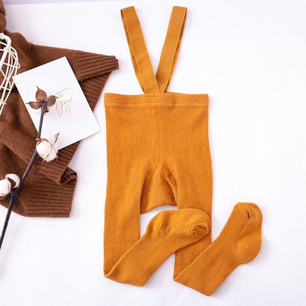 SUMU Quần Tất Lưng Cao Màu Trơn Dễ Thương Cho Bé