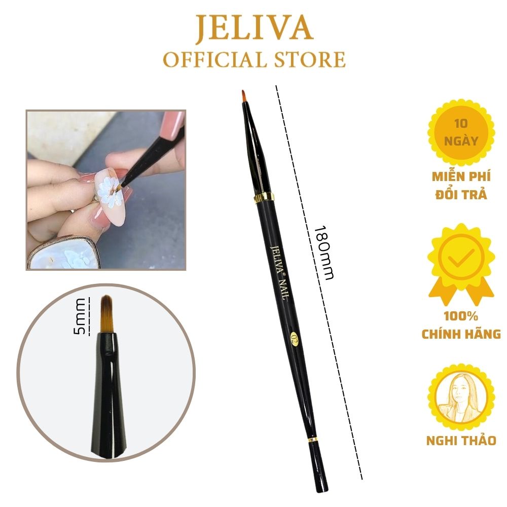 Cọ vẽ hoa cúc JELIVA số 02 phụ kiện nail