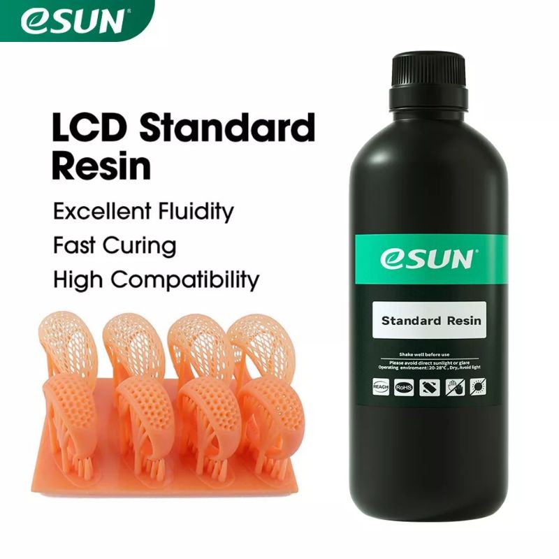 Nhựa in 3D ESUN Standard Resin dễ in độ cứng cao. Chai 1 Kg