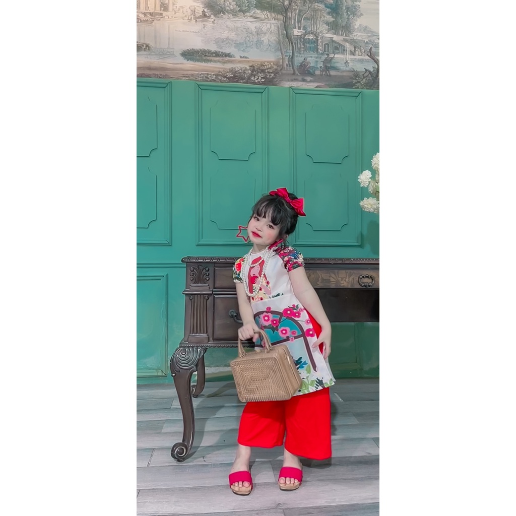 Áo dài KEM Boutique cô gái hiện đại kèm quần