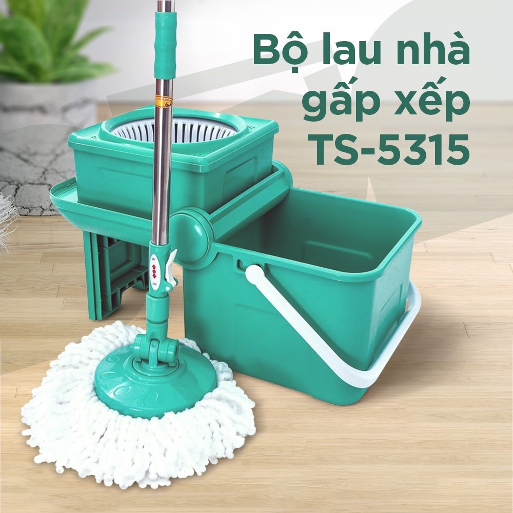 Bộ lau nhà gấp xếp Đài Loan Tashuan - TS5315 - BX4034