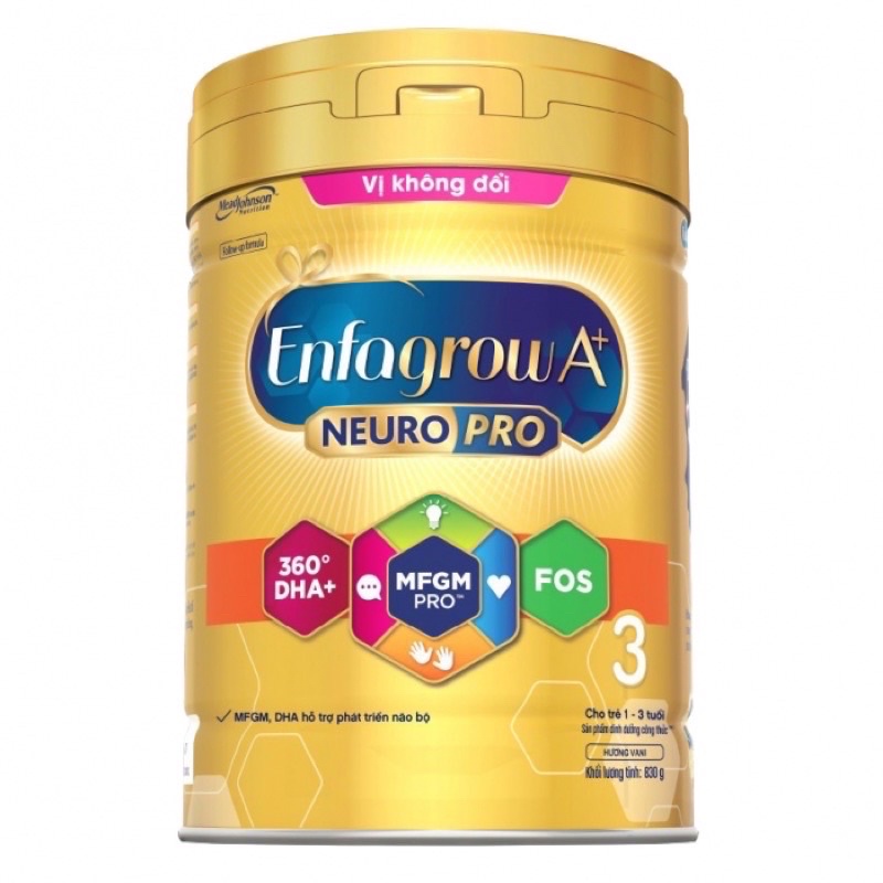 Sữa bột Enfagrow A+ số 3 830g