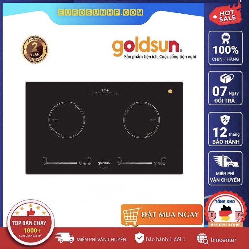 Bếp Điện Từ Đôi Goldsun GDI7410