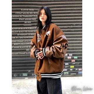 [ Hàng Sẵn ]  Bomber dạ Nchenni 40 form rộng