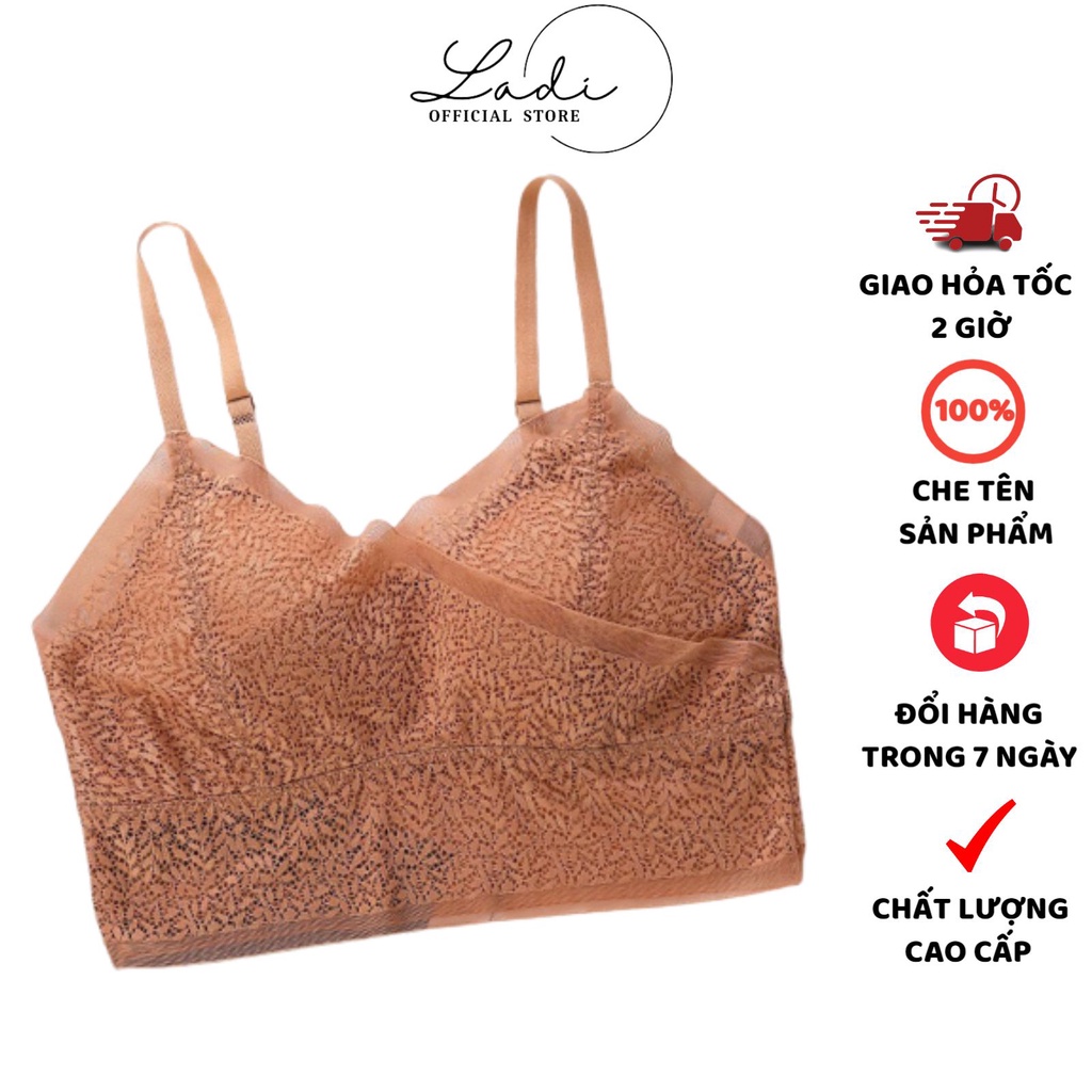 Áo Bra Ren LADI Cao Cấp Thiết Kế Họa Tiết Ren Sexy Quyến Rũ MÃ 2066