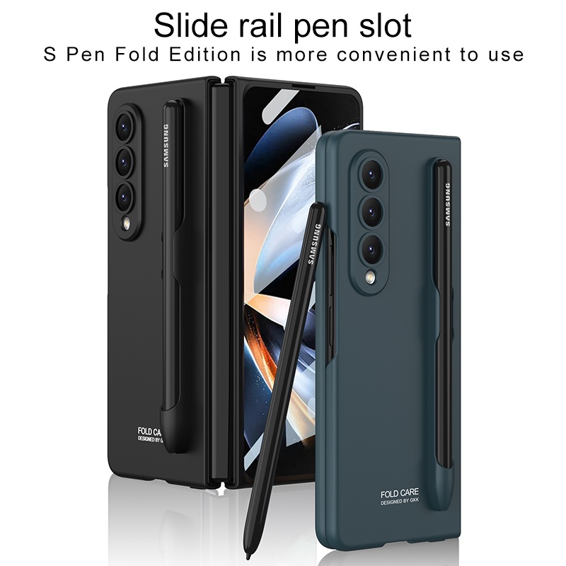 Ốp Điện Thoại Siêu Mỏng Có Ngăn Đựng Bút Cho Samsung Galaxy Z FOLD 4 3