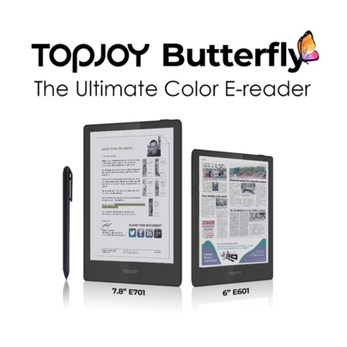 TopJoy ButterFly: Máy đọc sách DES Screen chạy Android 11