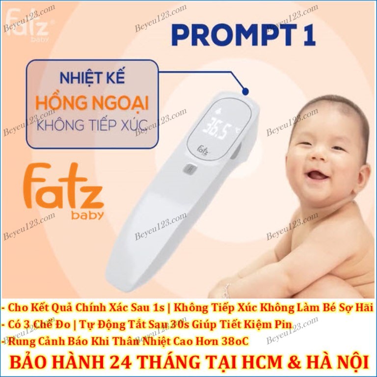 PROMPT 1 - Nhiệt Kế Hồng Ngoại Không tiếp xúc cho Bé Fatzbaby cho kết quả chính xác sau 1 giây FATZ JXB311