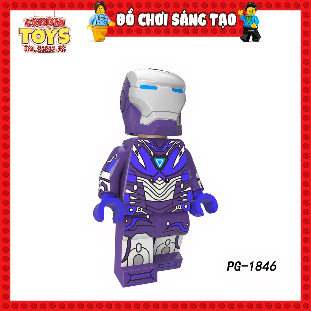 Xếp hình Minifigure Nhân vật siêu anh hùng Marvel và DC Comics - Đồ Chơi Lắp Ghép Sáng Tạo - POGO PG8209
