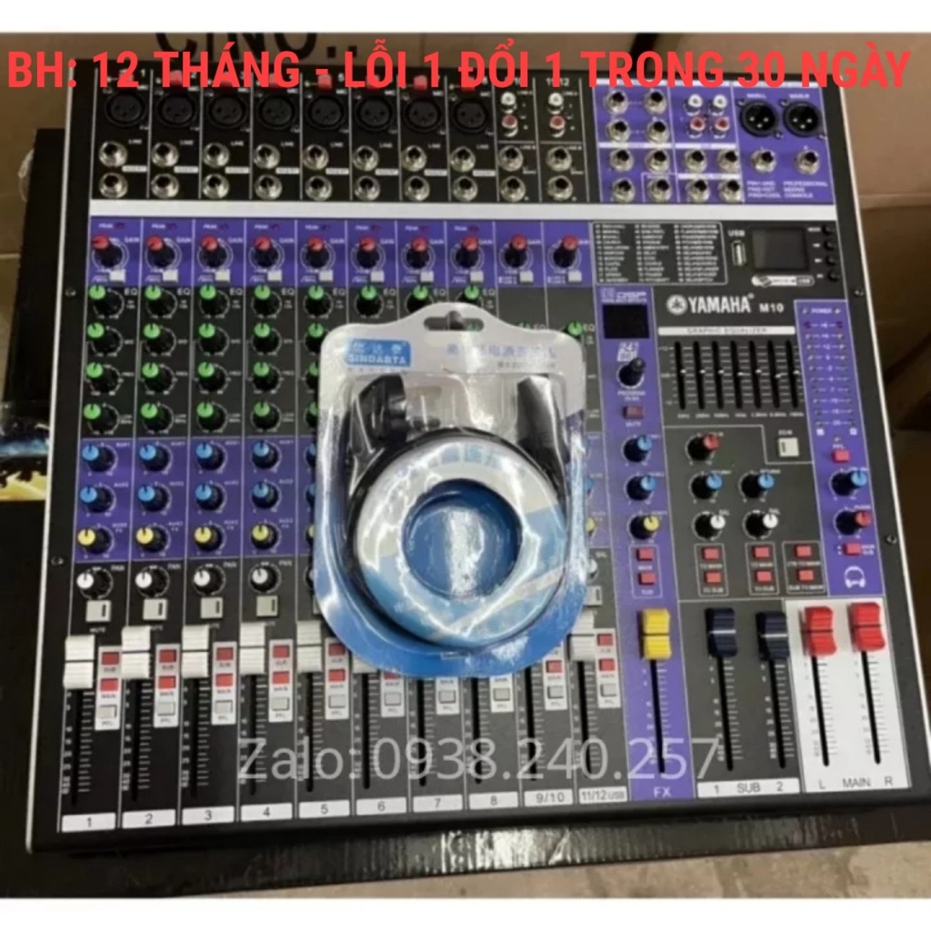 Bàn mixer yamaha M10 có bluetooth và usb 99 - mixer m10