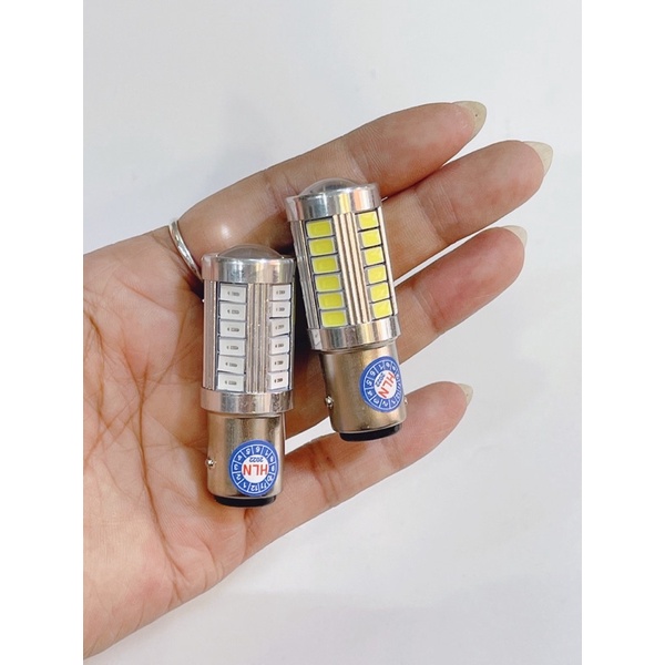 Bóng lái sau không chớp 12V, bóng led sau không nháy, bóng hậu led nhẹ điện lắp thông dụng xe máy