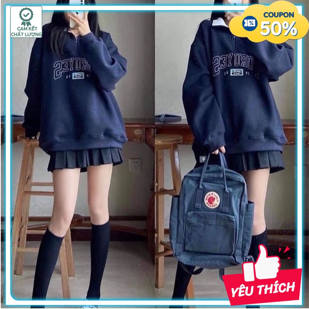 Áo Hoodie Form Rộng Unisex For silashop, Áo khoác Sweater Chất Nỉ Dày dặn