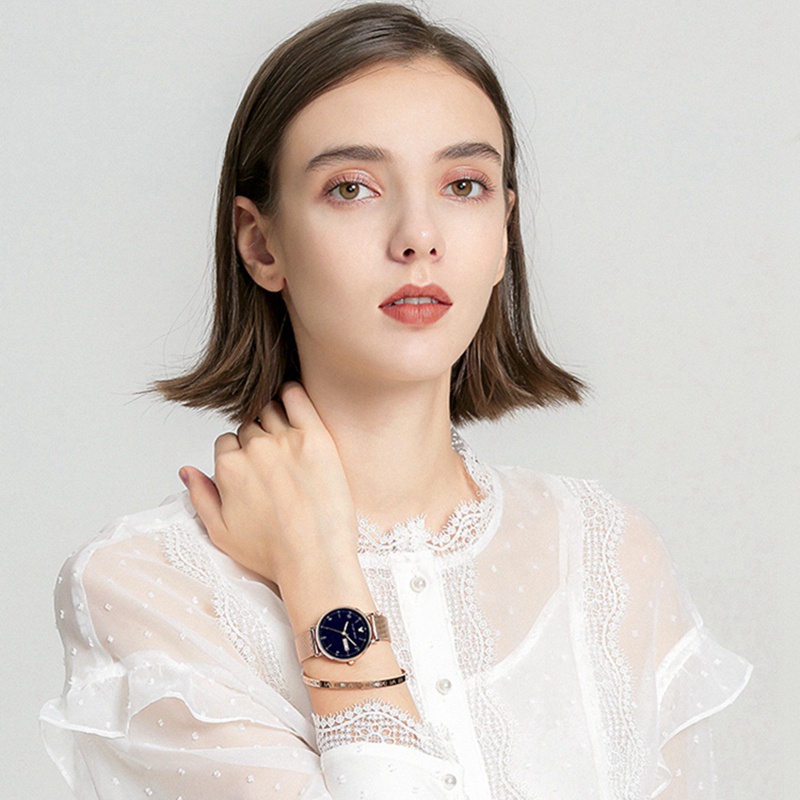 Đồng Hồ Đeo Tay disney Có Lịch Dành Cho Nữ | Đồng Hồ quartz Dây Da Cho Nữ