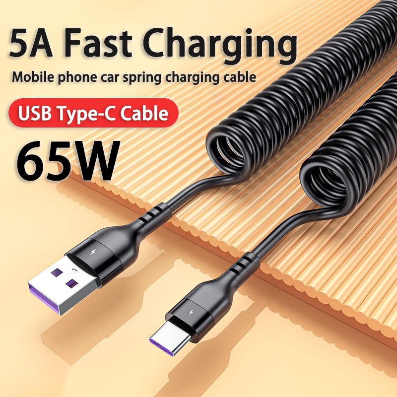 Dây Cáp Sạc Nhanh 65W 5A Micro USB 3A Chuyên Dụng Cho Samsung Xiaomi Redmi