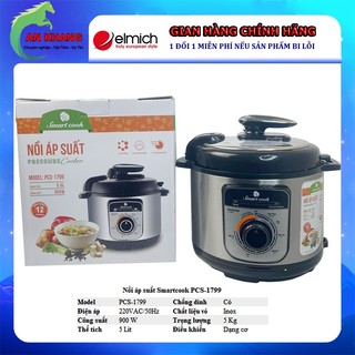 Nồi áp suất 5 lít smartcook pcs-1799 - hàng chính hãng