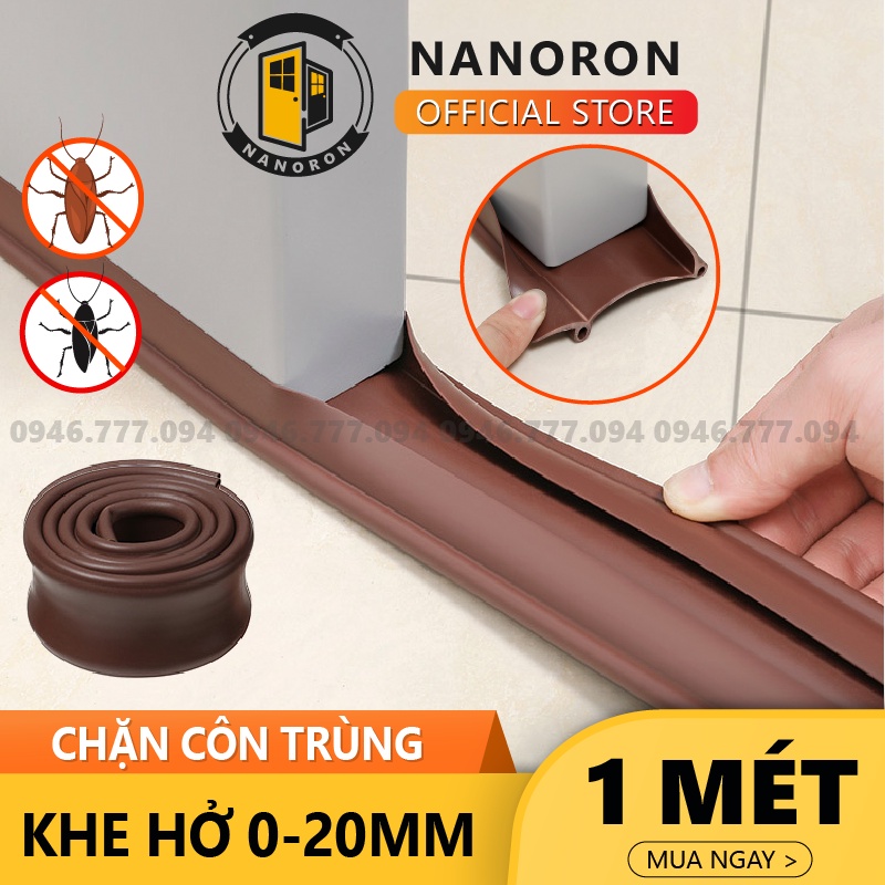 Nẹp Mút Xốp 95cm Thế Hệ Mới ⭐ Chặn Đáy Khe Cửa, Cách Nhiệt, Cách Âm, Ngăn Côn Trùng, Chống Kẹt Tay Chân Em Bé KINGRON
