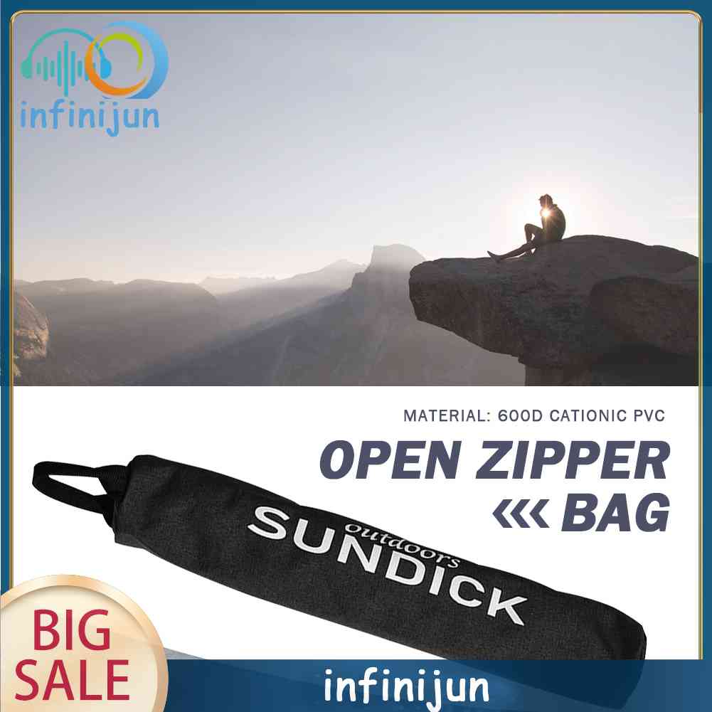Túi Đựng Cọc Giăng Lều Trại 600D Bằng Vải Có Khóa Kéo Tiện Lợi