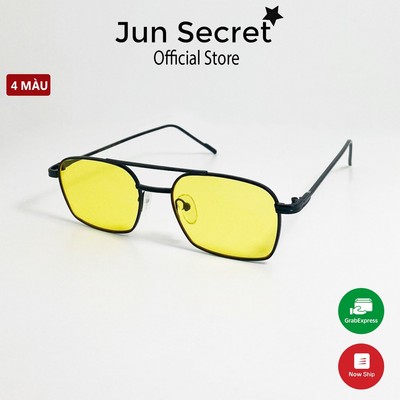 Kính mát nữ cao cấp hot 2026 Jun Secret gọng kim loại, kiểu dáng sang chảnh, tròng chống tia UV 9154