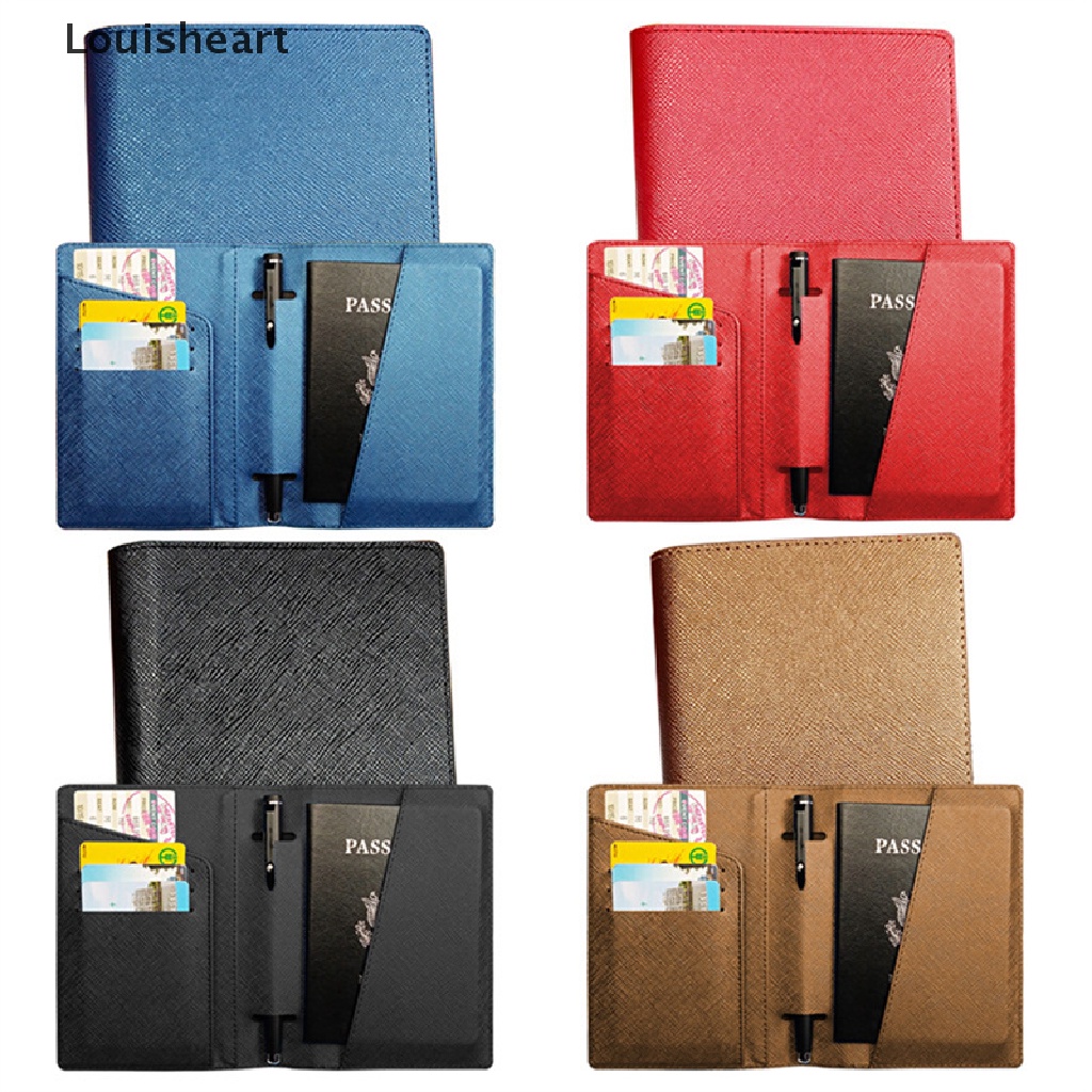 Ví Da PU Đựng Hộ Chiếu Đa Năng Hiệu Louisheart TFG