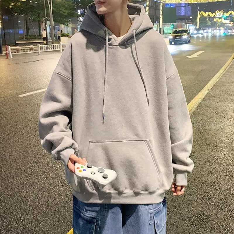 Áo Hoodie Dáng Rộng Tay Dài In Hình Phi Hành Gia Hoạt Hình Thời Trang Mùa Thu Cho Nam Và Nữ