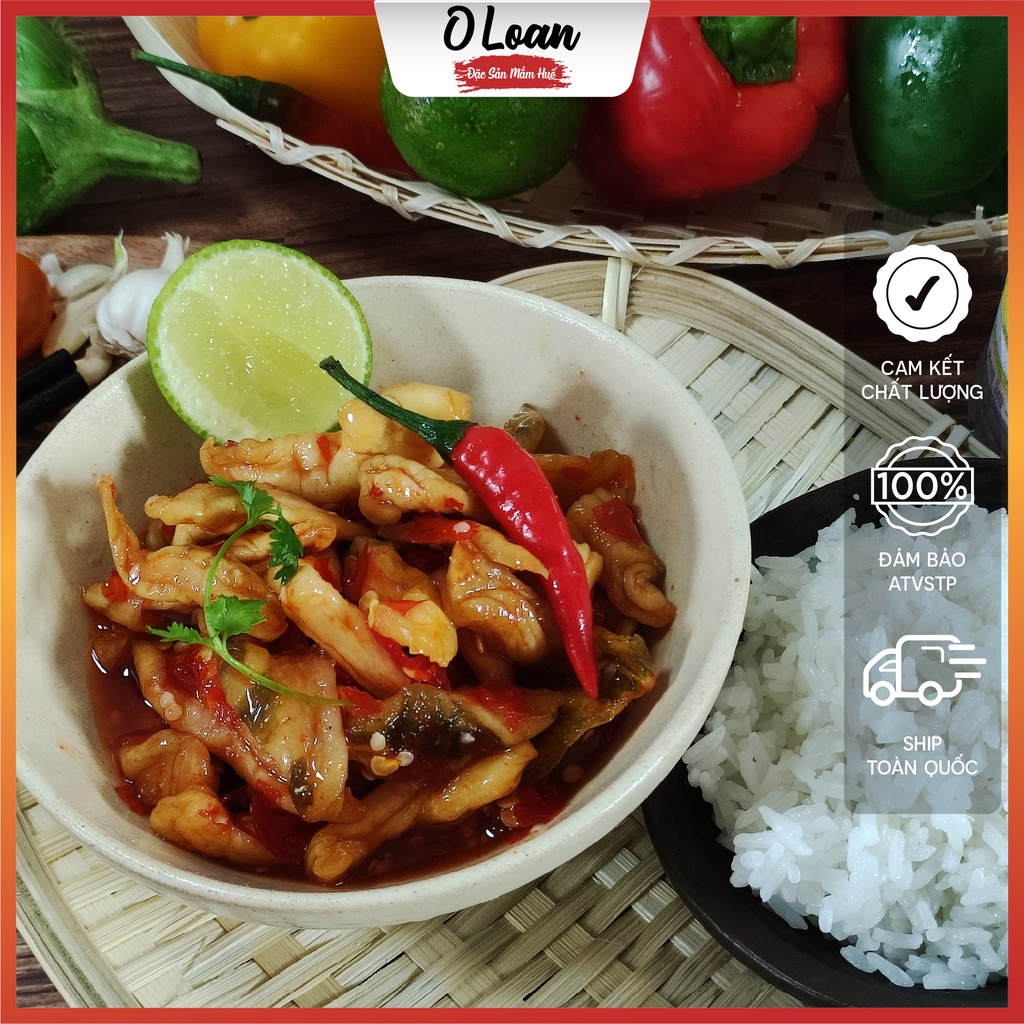 Mắm Dưa Gang Đặc Sản Mắm Huế O LOAN Hủ 450gr, Hủ 1kg.