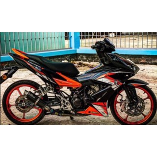 Tem rời winner x rs150 đen cam mới nhất