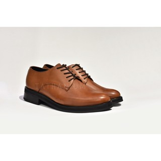 [TATHANIUM Footwear] Giày Derby cột dây màu bò da mộc
