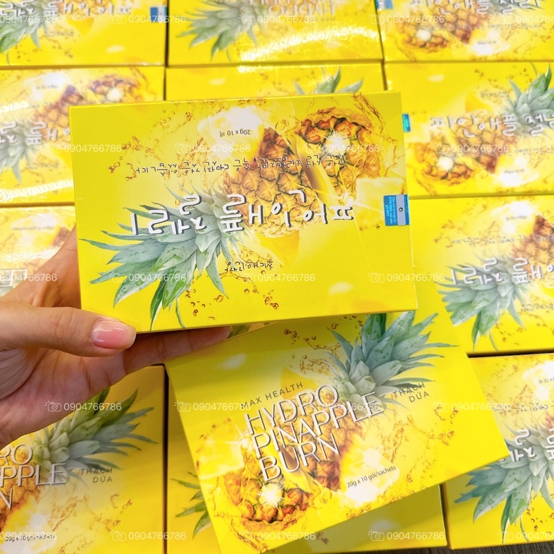 Thạch dứa giảm cân matxi crop