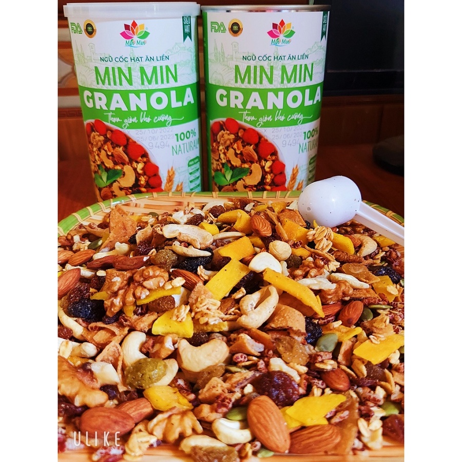 Ngũ Cốc Granola Ăn Kiêng Siêu Hạt Min Min