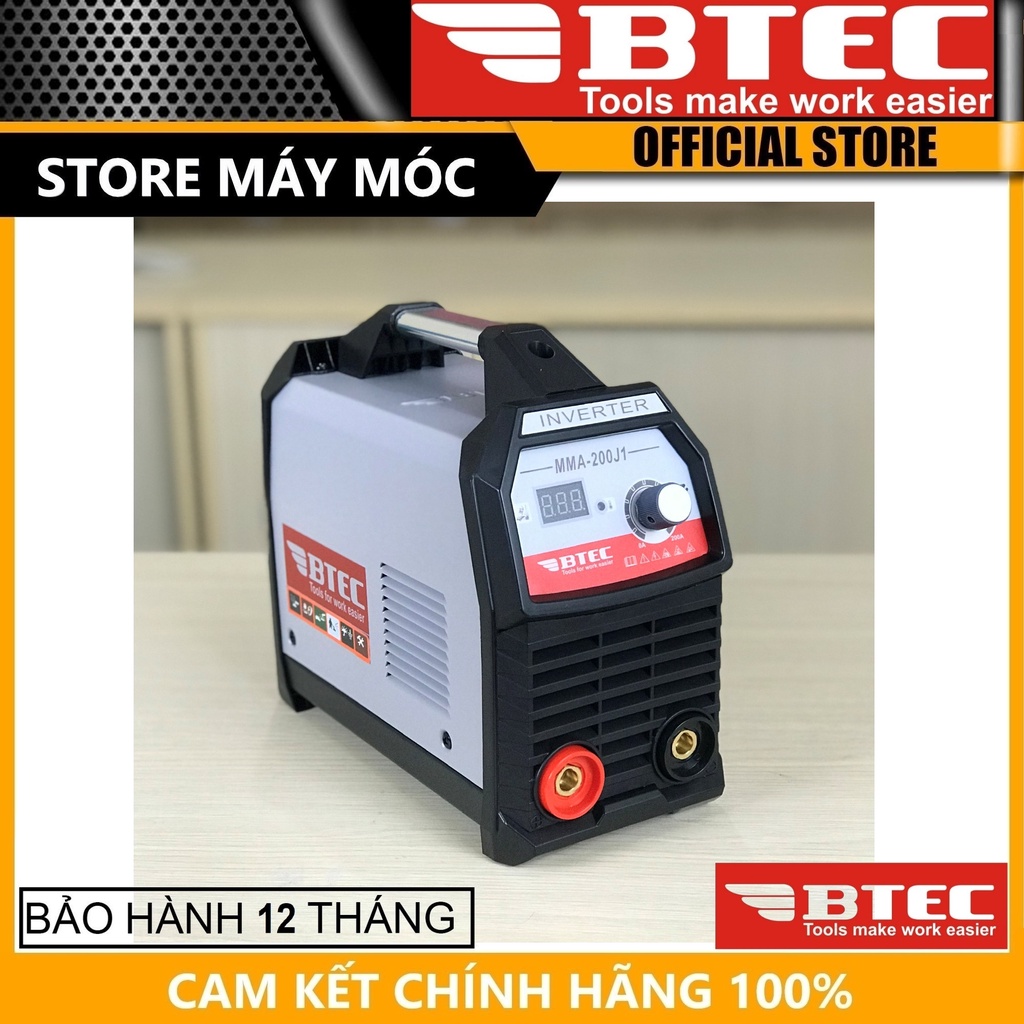 MÁY HÀN INVERTER BTEC MMA-200J1 - HÀNG CHÍNH HÃNG