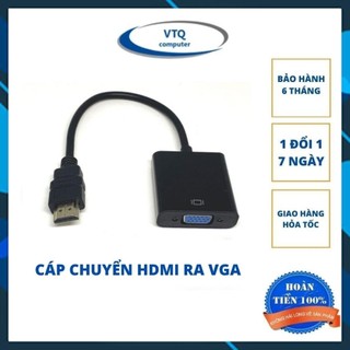 Cáp chuyển đổi HDMI ra VGA-AV. hdmi to vga có âm thanh hàng chất lượng.bảo hành 6 tháng.shopphukienvtq