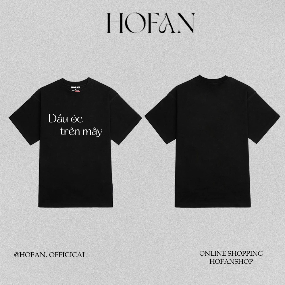 Áo thun unisex nam nữ ĐẦU ÓC TRÊN MÂY oversize form rộng phong cách ulzzang