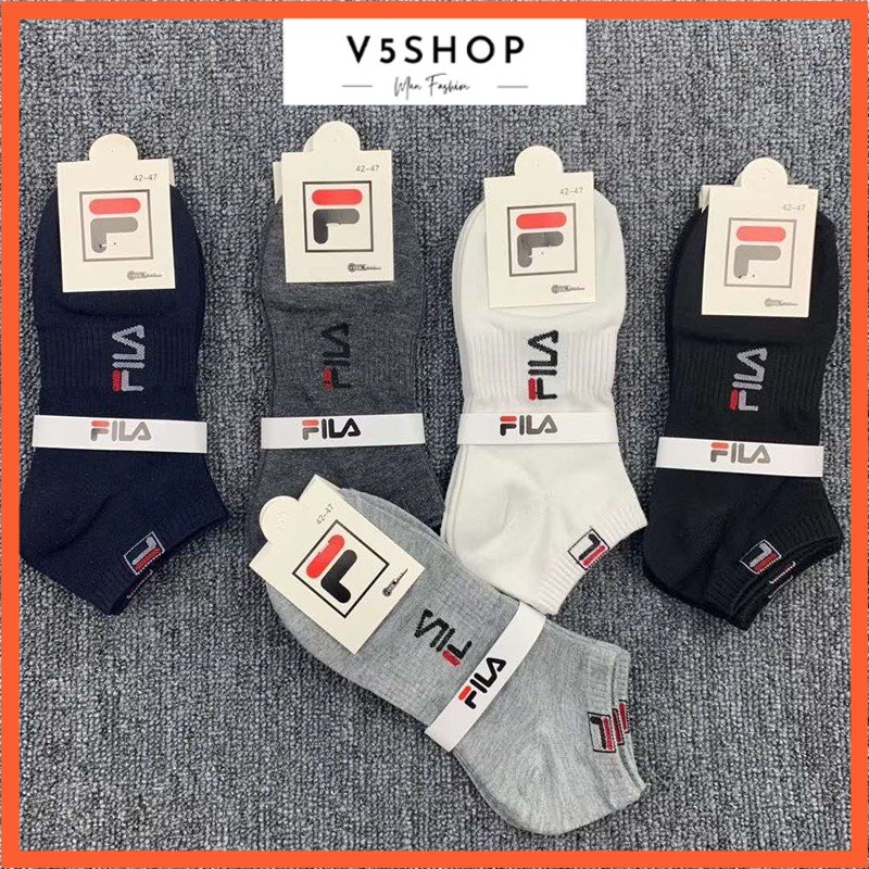Set 5 Đôi Tất Vớ thể thao FILA Nam/Nữ đẹp chống hôi chân thoáng khí TN49