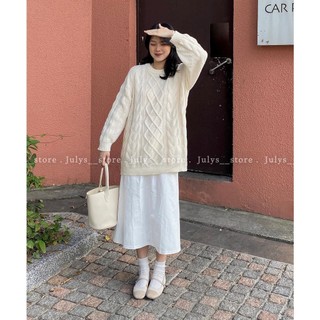 Áo len thừng oversize Chất len dày dặn Hàng QC
