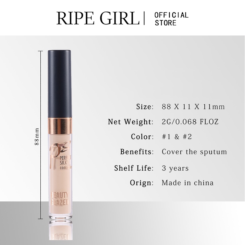 Kem che khuyết điểm RIPE GIRL lâu trôi chất lượng cao dành cho trang điểm 15g