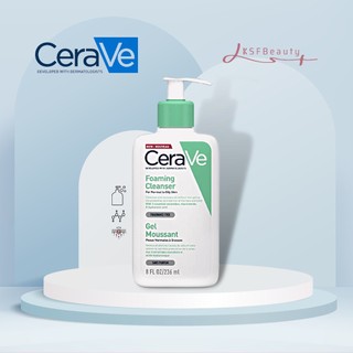 Sữa rửa mặt cerave foaming facial cleanser dành cho da dầu da khô 236ml mẫu mới