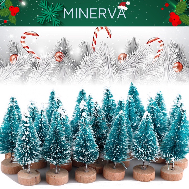Cây thông giáng sinh mini 4cm trang trí tiểu cảnh , trang trí nhà búp bê , làm thủ công