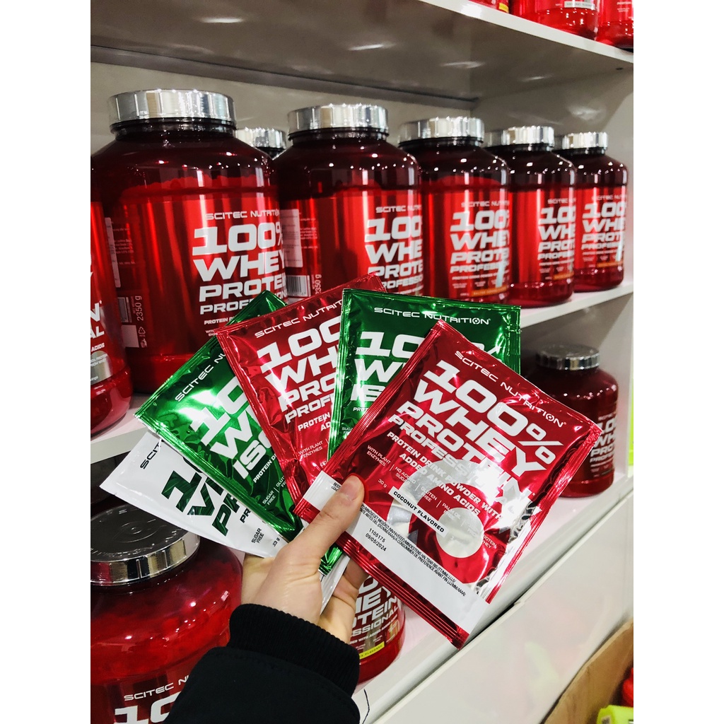 Sample Mẫu thử Whey Protein Professional 25g | Tăng khối lượng cơ bắp nhanh chóng, duy trì cân nặng