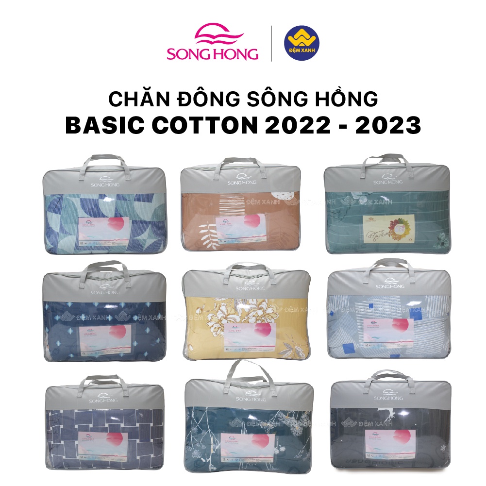 Chăn đông Sông Hồng Basic cotton năm 2022 - 2023