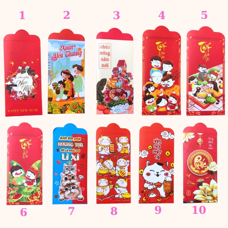 Combo 500 lì xì tết 2022
