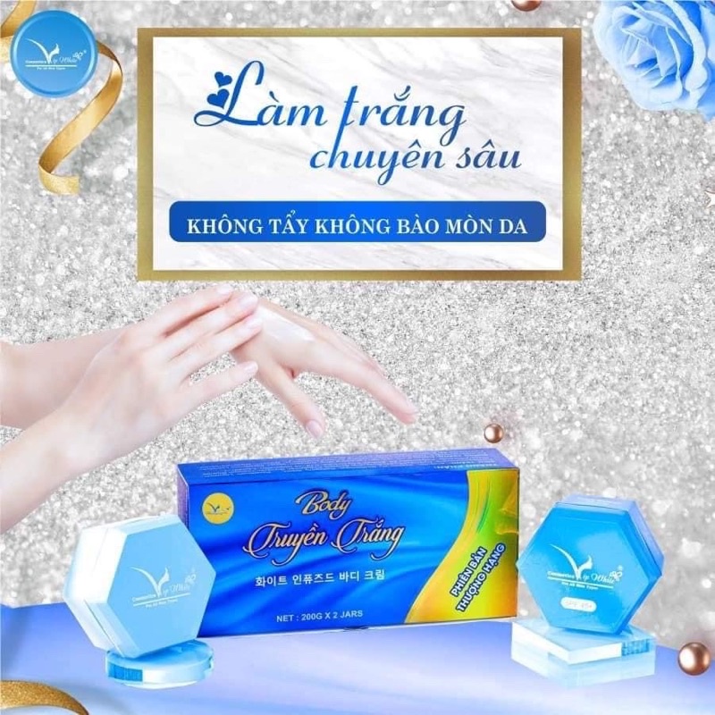 Kem body dưỡng trắng chống nắng VipWhite-Body Hàn Quốc SPF 50+ bật tông