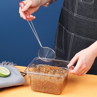 Vợt Lưới Múc Trân Châu, thạch topping