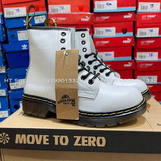 [HT SNEAKER][ Có sẵn] Giày Sneaker DR Marten Trắng Cao Cổ