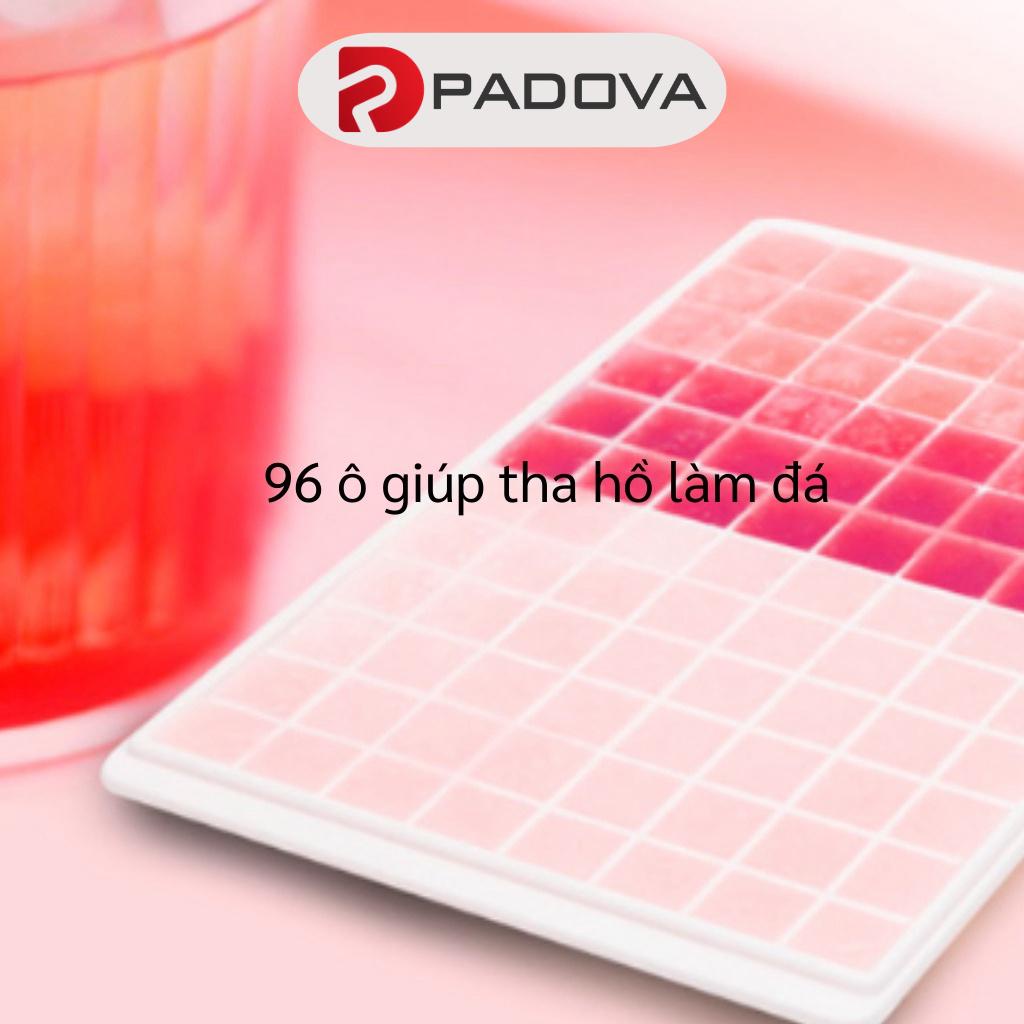 Khuôn Làm Đá Viên Kim Cương, Thạch Puding, Rau Câu 96 Ô Bằng Nhựa PADOVA 6868