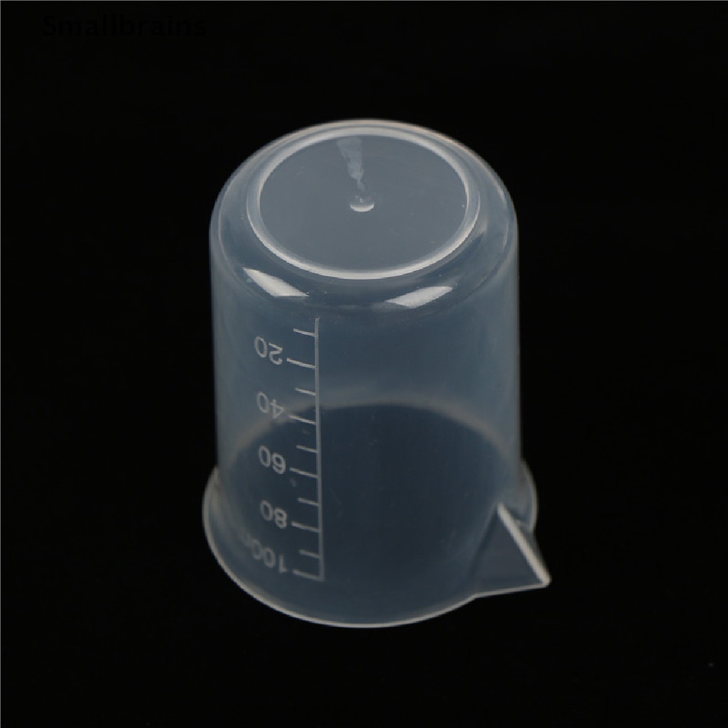 Set 2 Cốc Đo Lường 100mL Bằng Nhựa Trong Suốt Tiện Dụng Br
