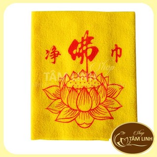 Khăn lau bàn thờ Hoa Sen ( khăn lau tượng,Phật... )