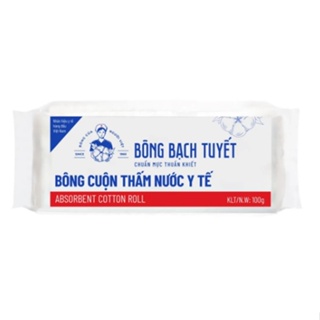 Bông cuộn y tế thấm nước Bông Bạch Tuyết 25gr, 45gr, 100gr