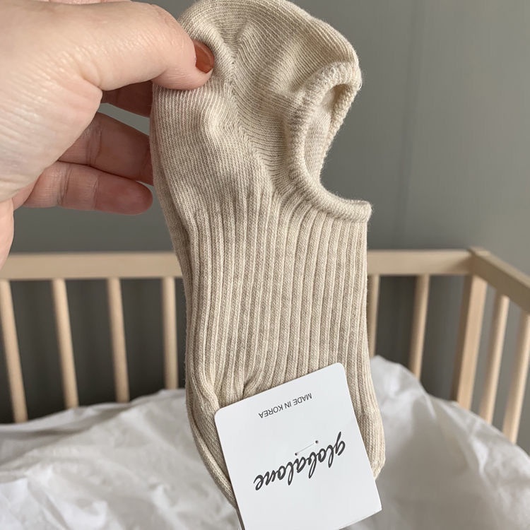 Tất Vớ Cổ Ngắn Nam Nữ Kiểu Dáng Trơn Co Giãn Bốn Chiêu Unisex Style Hàn Quốc Jelishop