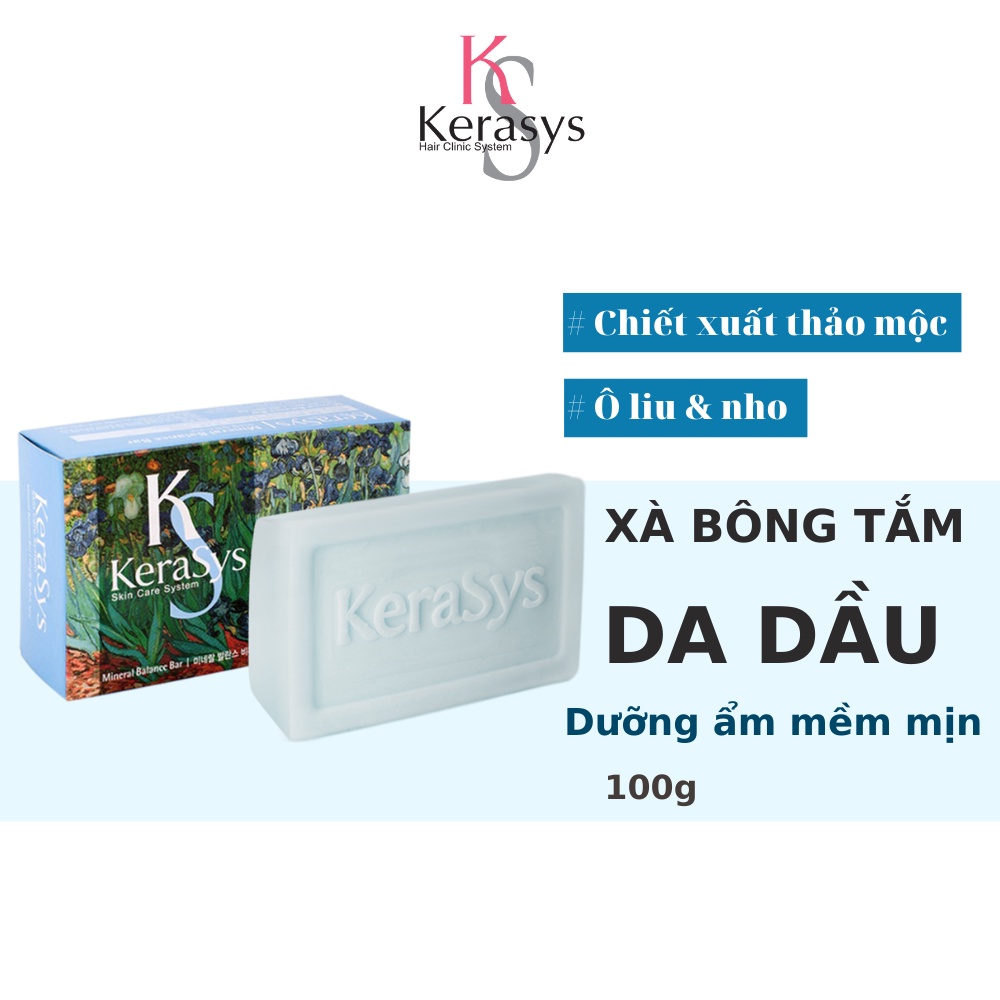 Xà bông tắm dưỡng da Kerasys Mineral Balance Bar Hàn Quốc dành cho da dầu 100g